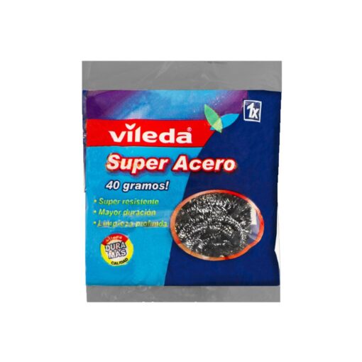 VILEDA ESPONJA SUPER ACERO X 40GR