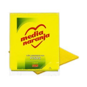 MEDIA NARANJA PAÑO DE PISO AMARILLO