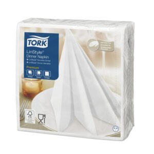 TORK BULTO SERVILLETA PREMIUM LINSTYLE BLANCA  12X50 UNIDADES (SE70035)