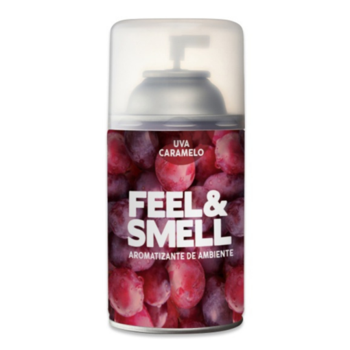 FEEL & SMELL AROMATIZANTE DE AMBIENTE  "UVA Y CARAMELO" 270 ML.
