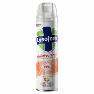 LYSOFORM DESINFECTANTE DE AMBIENTE AEROSOL "FRUTAL" x 360 CC.