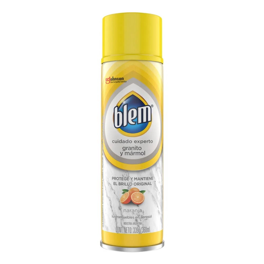 BLEM NARANJA LUSTRADOR GRANITO Y MARMOL X 360 CC.