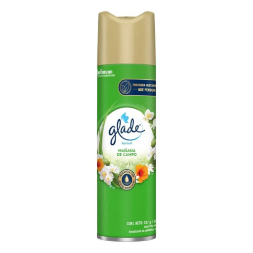 GLADE AROMATIZANTE DE AMBIENTE AEROSOL "MAÑANA DE CAMPO" x 360 CC.