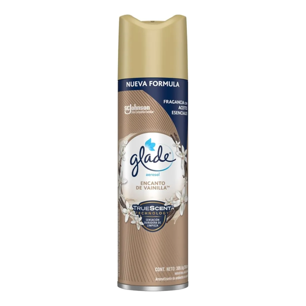 GLADE AROMATIZANTE DE AMBIENTE AEROSOL "VAINILLA" x 360 CC.
