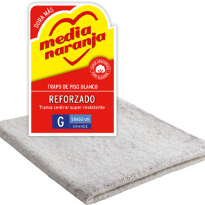 MEDIA NARANJA TRAPO PISO BLANCO GRANDE PROFESIONAL
