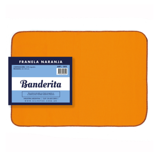 BANDERITA FRANELA 36 X 50 CM