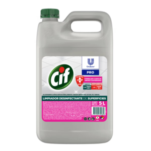 CIF LIMPIADOR DESINFECTANTE CUATERNARIO X 5LT