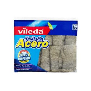 VILEDA LANA DE ACERO X 10 UNIDADES