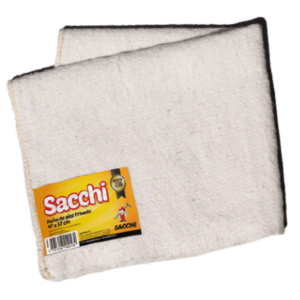 SACCHI TRAPO DE PISO BLANCO FRISADO 47X57 cm.