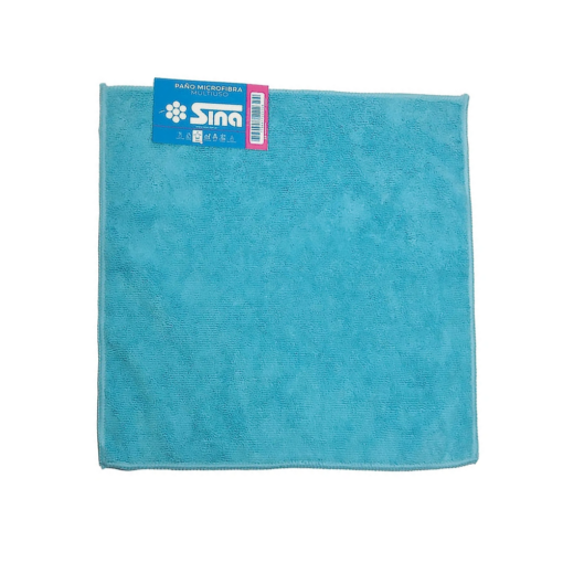 SINA MICROFIBRA MULTIUSO AZUL 35X35 cm.
