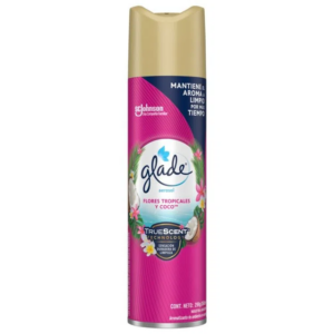 GLADE AROMATIZANTE DE AMBIENTE AEROSOL EDICION LIMITADA "FLORES TROPICALES Y COCO" X 360 CC. GLADE