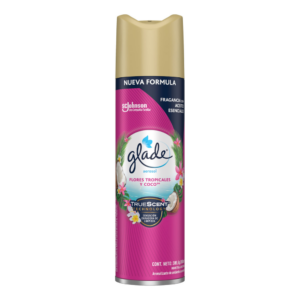 GLADE AROMATIZANTE DE AMBIENTE AEROSOL EDICION LIMITADA "FLORES TROPICALES Y COCO" X 360 CC. GLADE