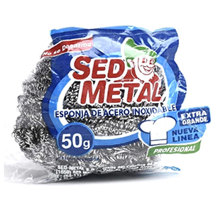 SED METAL ESPONJA DE ACERO INOXIDABLE X 50 gr
