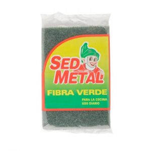 SED METAL FIBRA VERDE COCINA X 1 unidad