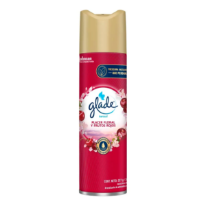 GLADE AROMATIZANTE DE AMBIENTE AEROSOL "PLACER FLORAL Y FRUTOS ROJOS" X 360c