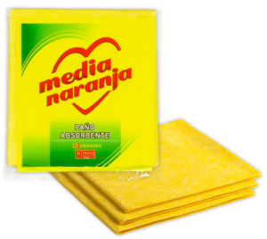 MEDIA NARNAJA PAÑO ABSORBENTE x 3 unidades