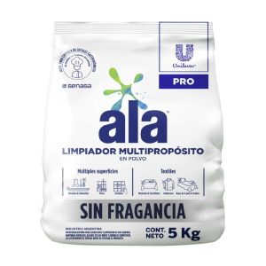 ALA JABON EN POLVO MULTIPROPOSITO SIN FRAGANCIA X 5 KG.