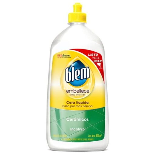 BLEM CERA LIQUIDA CERAMICOS INCOLORO X 800 ML.