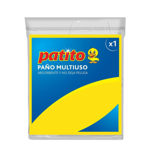 PATITO PAÑO MULTIUSO CON MICROFIBRA X 1UN