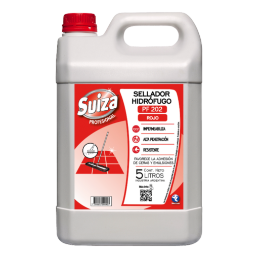 SUIZA SELLADOR HIDROFUGO ROJO  PROFESIONAL 5 LT.