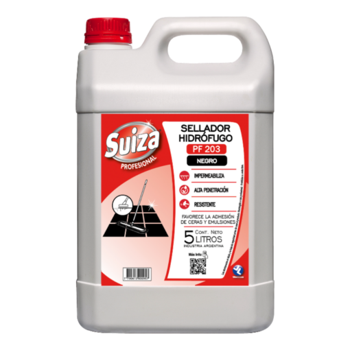 SUIZA SELLADOR HIDROFUGO  NEGRO PROFESIONAL  5 LT.