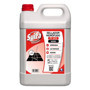 SUIZA SELLADOR HIDROFUGO  NEGRO PROFESIONAL  5 LT.