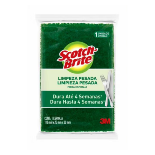 SCOTCH BRITE ESPONJA CLASICA SALVA UÑAS x 1 UNIDAD