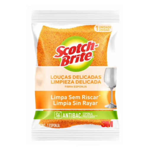 SCOTCH BRITE ESPONJA CERO RAYA NARANJA