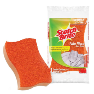 SCOTCH BRITE ESPONJA CERO RAYA NARANJA