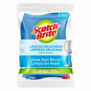 SCOTH BRITE ESPONJA SANITARIA CERO RAYAS AZUL