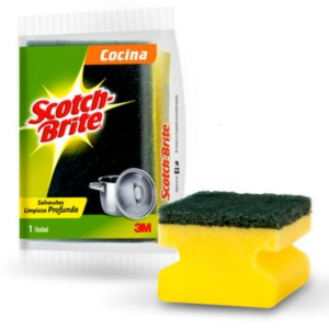 SCOTCH BRITE ESPONJA CLASICA SALVA UÑAS x 1 UNIDAD