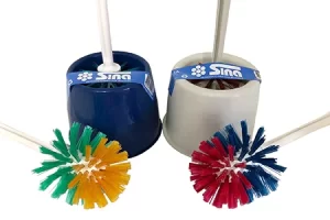 SINA ESCOBILLA PARA BAÑO CON VASO