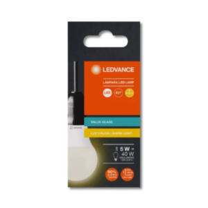 LEDVANCE LÁMPARA LED CÁLIDA 5.5W=40W VALUE CLASSIC