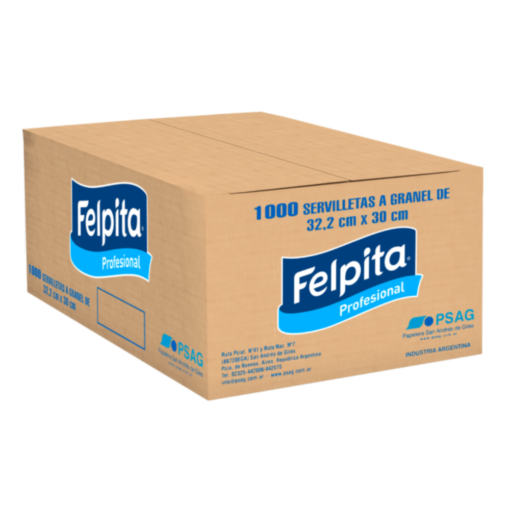 FELPITA SERVILLETAS BLANCAS GRANEL X 1000 UNIDADES
