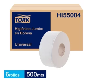 TORK BULTO PAPEL HIGIÉNICO UNIVERSAL JUMBO HOJA SIMPLE 6X500MT (HI55004)