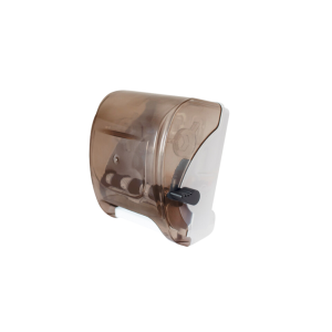 DISPENSER P/TOALLAS EN ROLLO CON TAPA FUMÉ