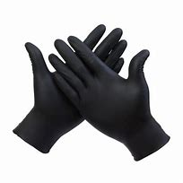 GUANTES NITRILO NEGRO TALLE S