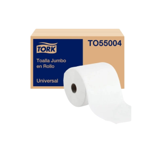 TORK TOALLA UNIVERSAL JUMBO EN ROLLO HOJA SIMPLE 2X250MT (TO55004)