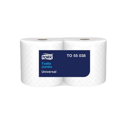 TORK TOALLA ADVANCED JUMBO HOJA SIMPLE 2X310 MT (TO55038)