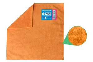 SINA MICROFIBRA MULTIUSO NARANJA 35 X 35 CM