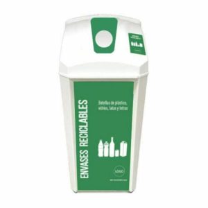 TRASHCONTAINER CESTO ENVASES RECICLABLES (BOTELLAS)