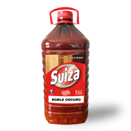 SUIZA CERA LIQUIDA ROBLE OSCURO X 5LT