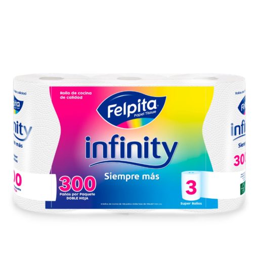 INFINITY BULTO ROLLO DE COCINA 5X3X100 PAÑOS