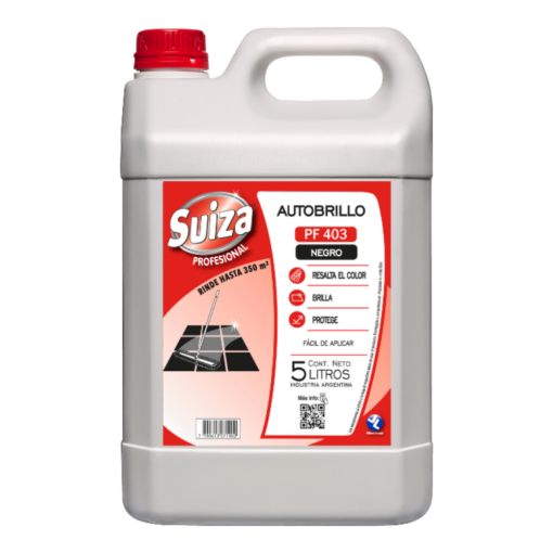 SUIZA CERA AUTOBRILLO PROFESIONAL NEGRO X 5LT