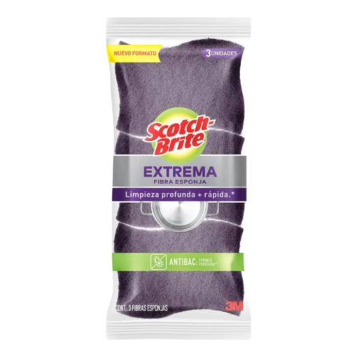 SCOTCH BRITE ESPONJA EXTREMA X 3 UNIDADES