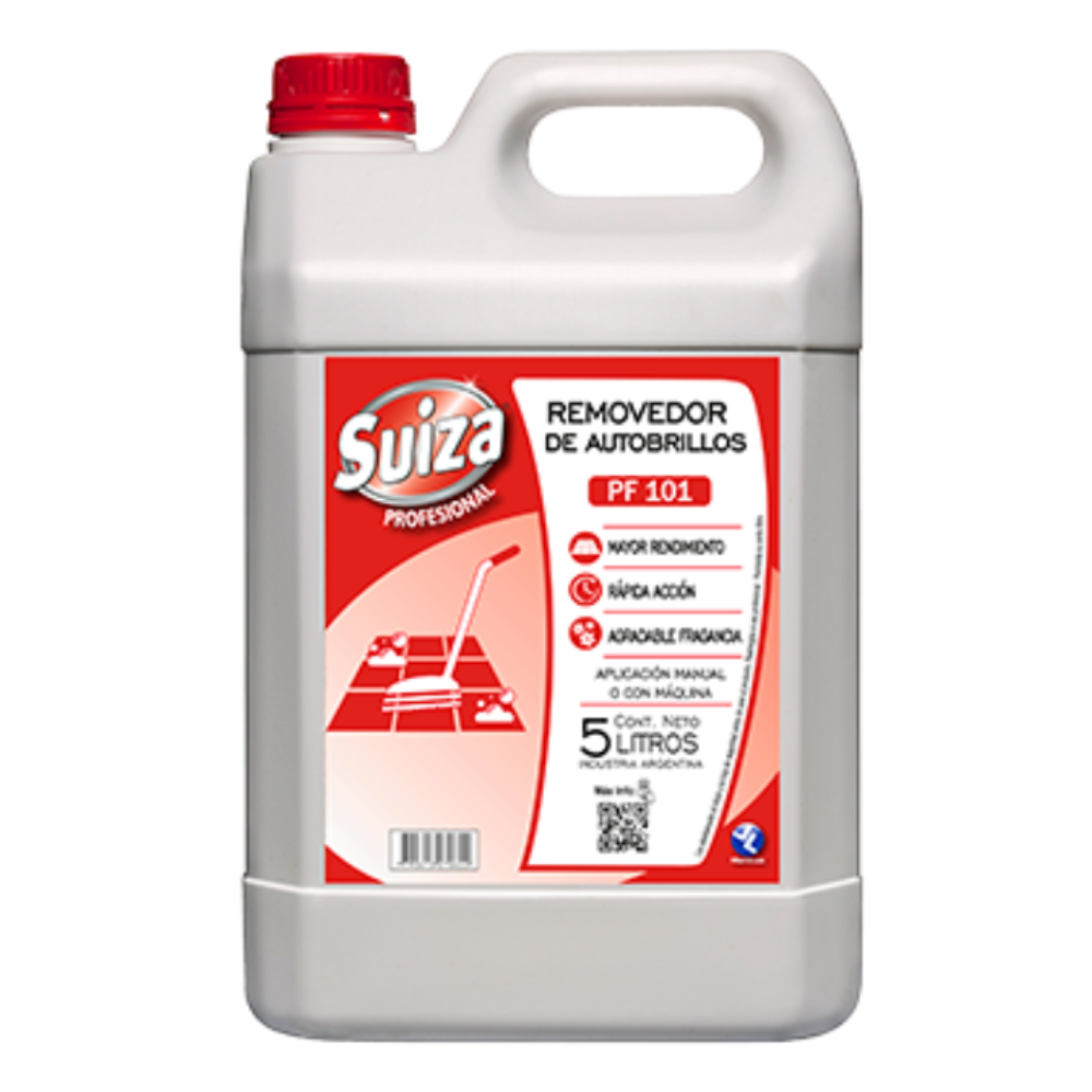 SUIZA REMOVEDOR AUTOBRILLOS PROFESIONAL X 5LT