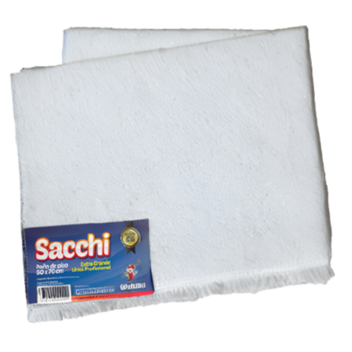 SACCHI TRAPO DE PISO BLANCO PROFESIONAL 60 X 70CM