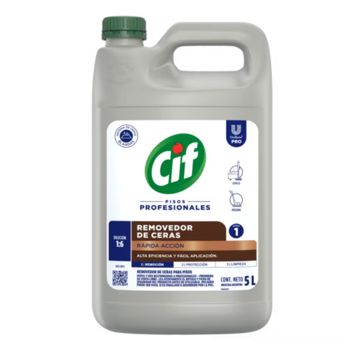 CIF REMOVEDOR CERA DE PISOS X 5LT