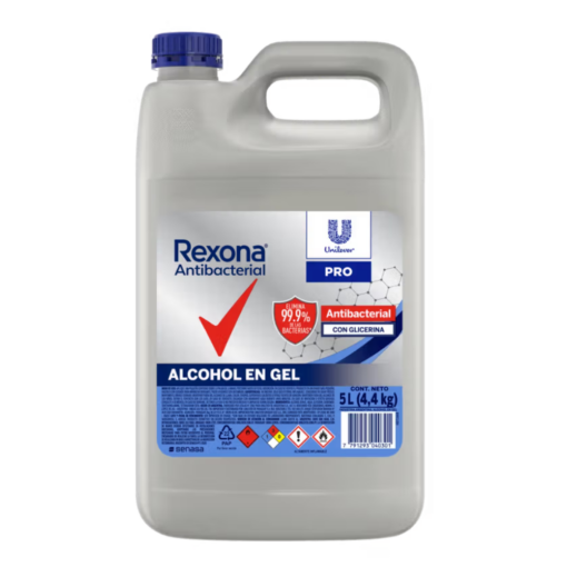 REXONA ALCOHOL EN GEL X 5LT