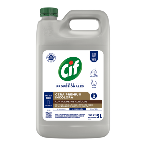 CIF CERA PISOS PREMIUM INCOLORA X 5LT